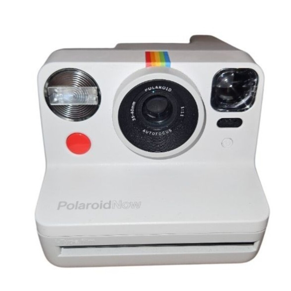 Polaroid Now+ Gen 3 Instant Film Camera White Bluetooth USB-C w Cable